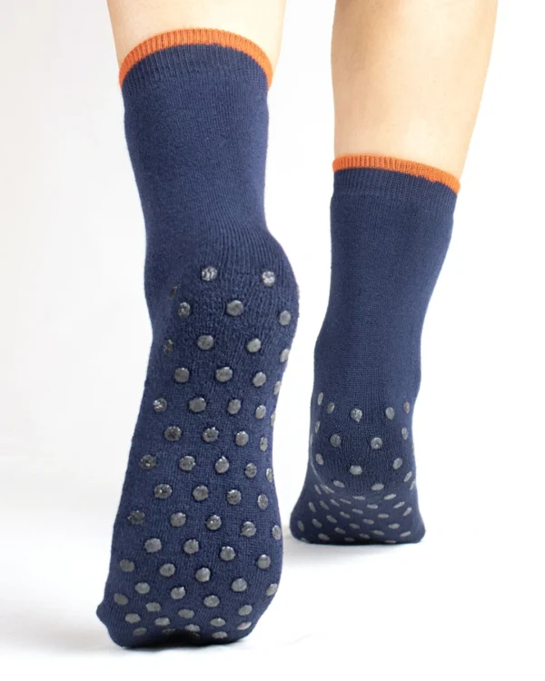 Calza-antiscivolo-cotone-spugna-blu_ANT30 GummyClo