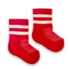 Calza baby cotone spugna tennis rosso_BB506 Baby Set