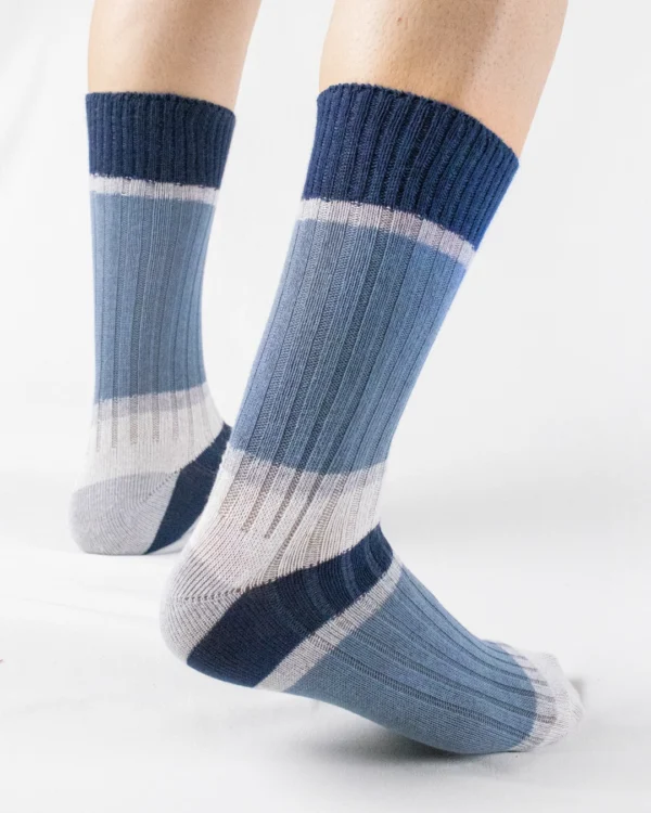 Calza-cotone-biologico-azzurro_UK89 Glasgow