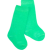 Calza cotone biologico verde_BB516 Nuvole