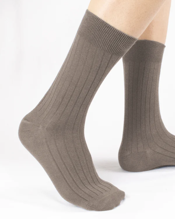 Calza-cotone-e-lana-corto-paveĢ_UC228 Dune