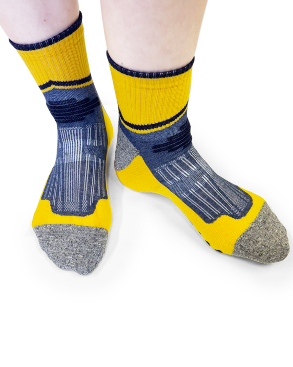 Calza cotone e tencel giallo_TC2053 Polisportiva