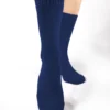 Calza-lana-merino-corto-blu scuro_DC121 Wooly
