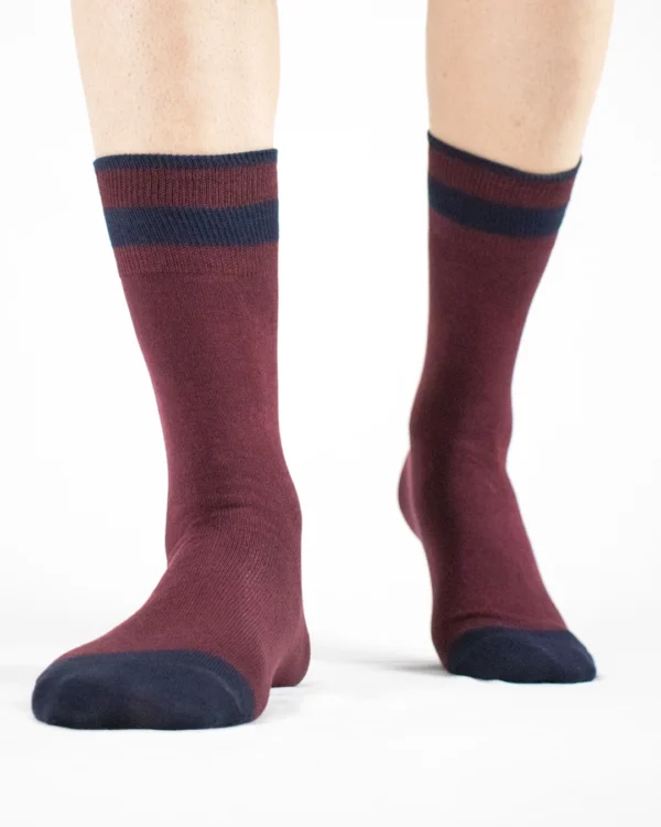 Calza tencel bordeaux_UK252 Delano