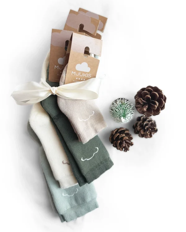 Box famiglia Nuvola - Morbido Cotone (Quattro paia)