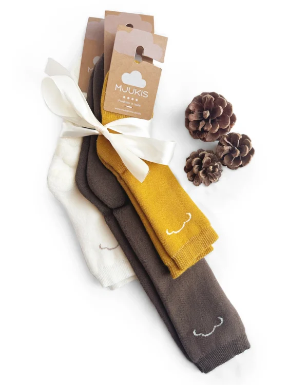 Box famiglia Nuvola - Morbido Cotone (Tre paia)